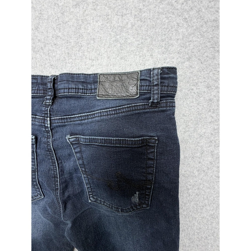 AG Adriano Goldschmied‎ Jeans Youth 14 Blue Knit Stryker Straight Ripped Denim - Picture 13 of 14